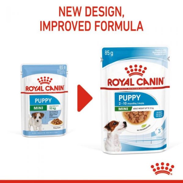 Royal Canin Mini Puppy Wet Food (in Gravy) 12x85g Pouches - Image 11