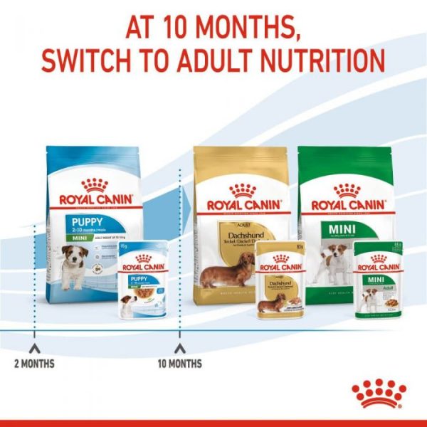 Royal Canin Mini Puppy Wet Food (in Gravy) 12x85g Pouches - Image 8