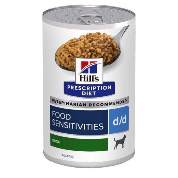 Hill's Prescription Diet d/d Food Sensitivities - Wet Dog Food with Duck & Rice 12x370g CansHill's Prescription Diet d/d Food Sensitivities - Wet Dog Food with Duck & Rice 12x370g Cans