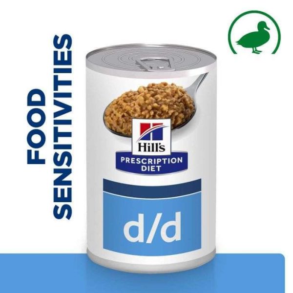 Hill's Prescription Diet d/d Food Sensitivities - Wet Dog Food with Duck & Rice 12x370g CansHill's Prescription Diet d/d Food Sensitivities - Wet Dog Food with Duck & Rice 12x370g Cans - Image 5