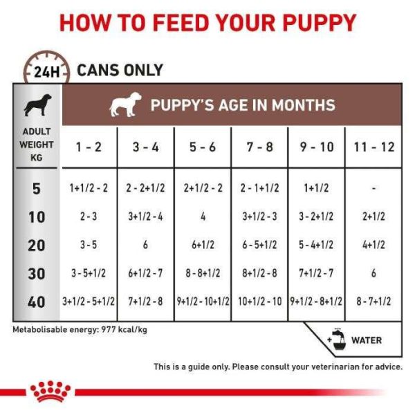 Royal Canin Gastrointestinal Puppy Wet Food - Ultra Soft Mousse 12x195g Cans - Image 3