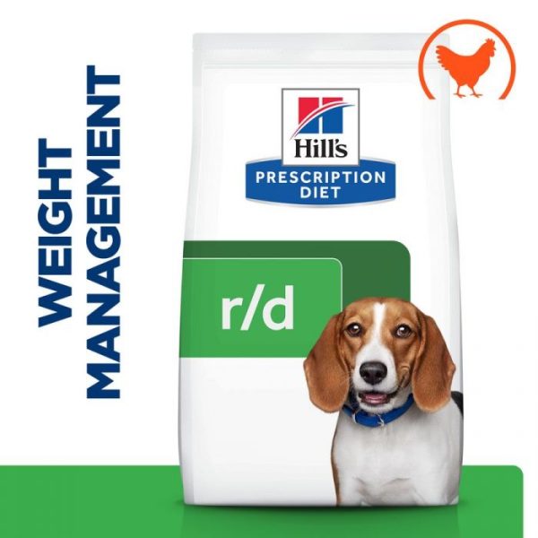 Hill's Prescription Diet r/d Weight Reduction Dog Food Dry with Chicken - Image 2