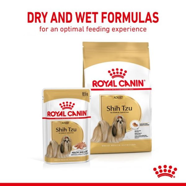 Royal Canin Shih Tzu Adult Wet Dog Food (in Loaf) 12x85g Pouches - Image 6