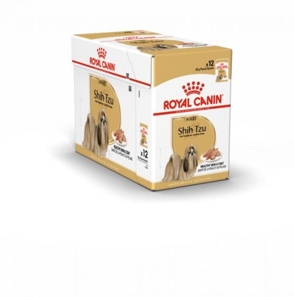 Royal Canin Shih Tzu Adult Wet Dog Food (in Loaf) 12x85g Pouches - Image 2