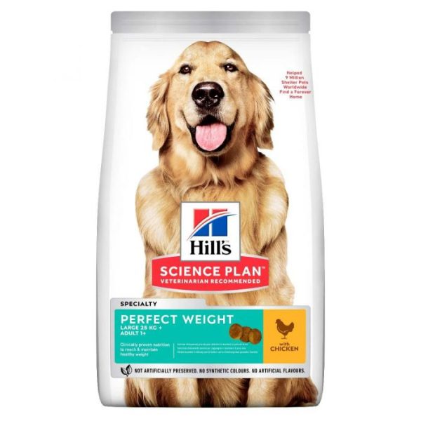 Hill's Science Plan Adult 1+ Perfect Weight Large Breed Dog Food Chicken 12kg