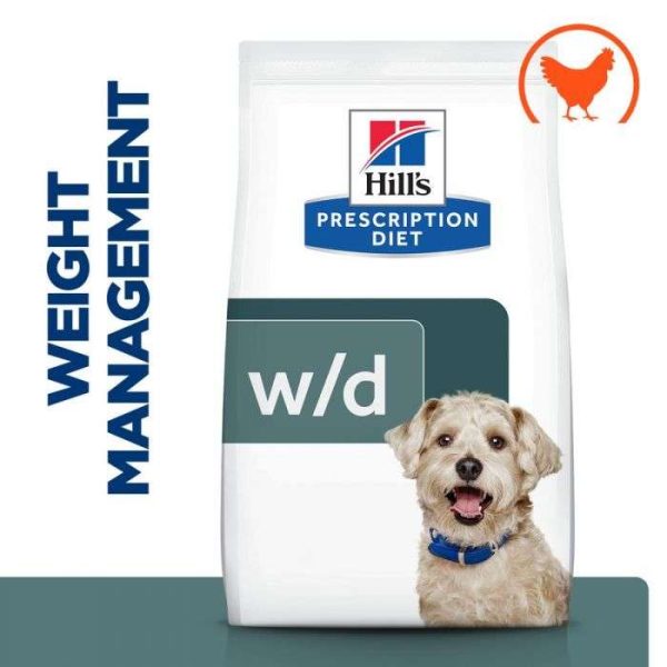 Hill's Prescription Diet w/d Diabetes Care Dry Dog Food with Chicken - Image 2