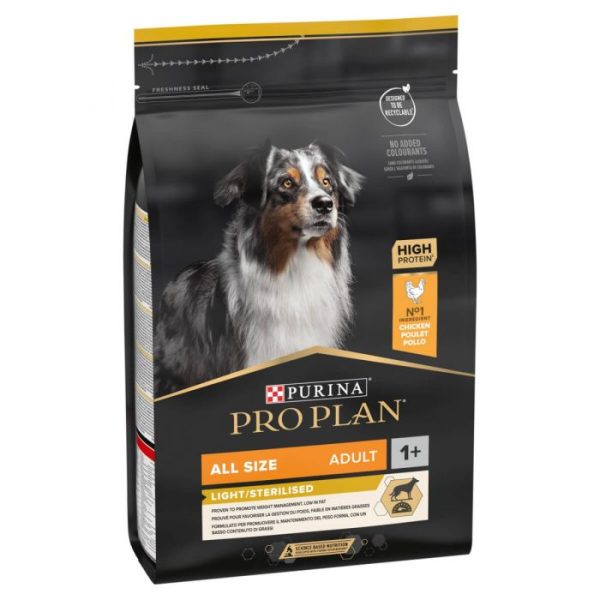 Purina Pro Plan Light/Sterilised Adult Dog - Dry Food with Chicken - Image 2