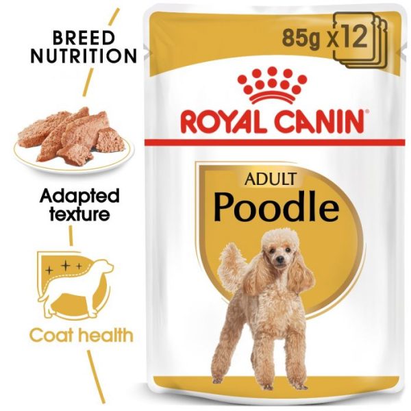 Royal Canin Poodle Adult Wet Dog Food (in Loaf) 12x85g Pouches - Image 9