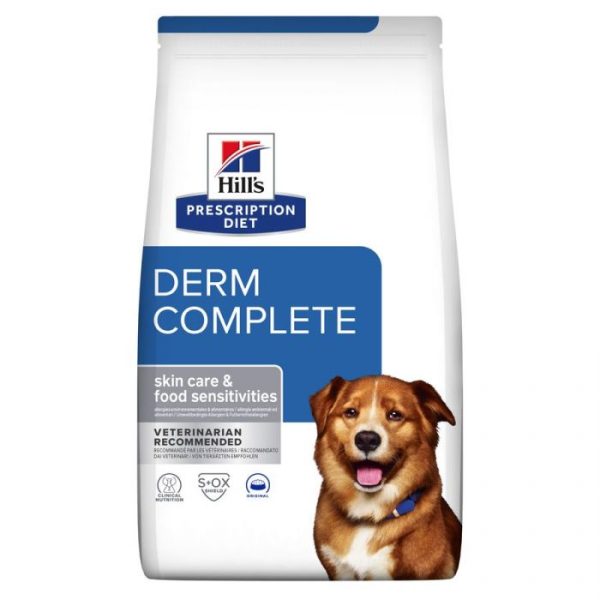 Hill's Prescription Diet Derm Complete Dry Dog Food