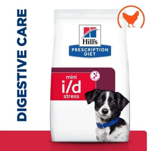 Hill's Prescription Diet i/d Stress Mini Digestive Care Dry Dog Food Chicken 3kg - Image 2