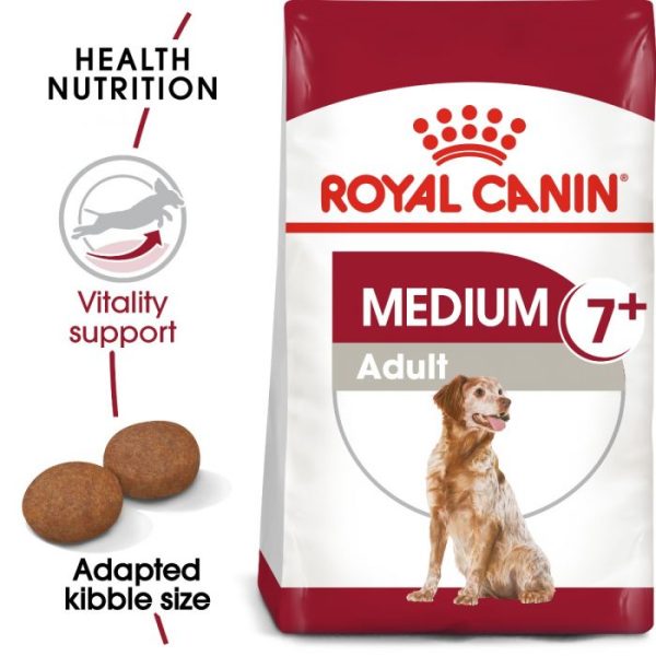 Royal Canin Medium Adult 7+ Dry Dog Food 15kg - Image 9