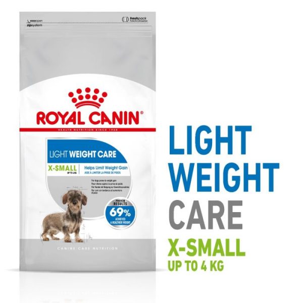 Royal Canin X-Small Light Weight Care Adult Dry Dog Food 1.5kg - Image 2