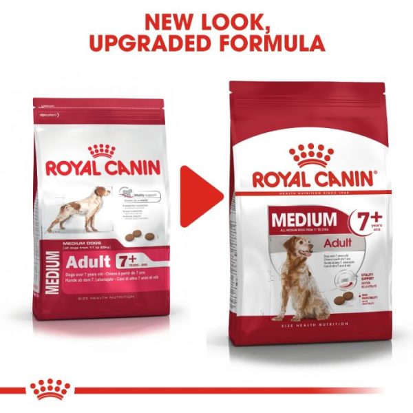 Royal Canin Medium Adult 7+ Dry Dog Food 15kg - Image 8