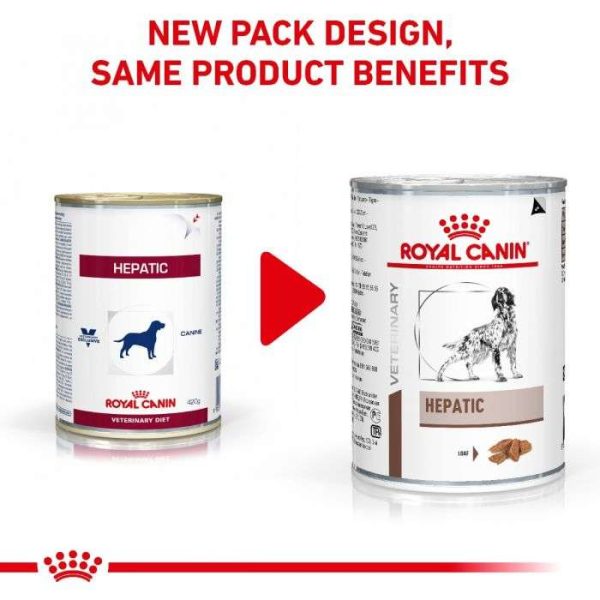 Royal Canin Hepatic Adult Wet Dog Food (in Loaf) 12x420g Cans - Image 2