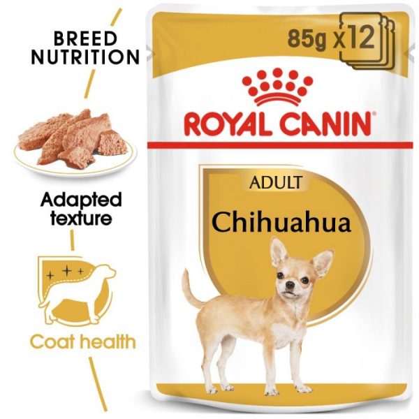 Royal Canin Chihuahua Adult Wet Dog Food (in Loaf) 12x85g - Image 2
