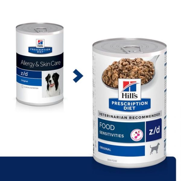 Hill's Prescription Diet Z/D Food Sensitivities Wet Dog Food 12x370g - Image 3