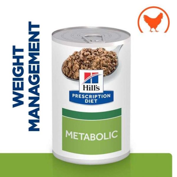 Hill's Prescription Diet Metabolic Dog Food with Chicken Wet 12x370g - Image 3