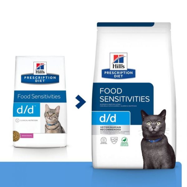 Hill's Prescription Diet d/d Food Sensitivities Dry Cat Food Duck - Image 2