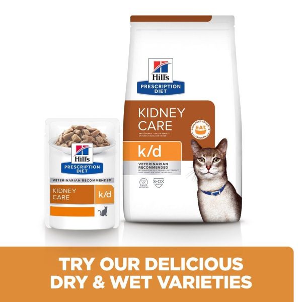 Hill's Prescription Diet k/d Kidney Care Dry Cat Food with Tuna - Image 2