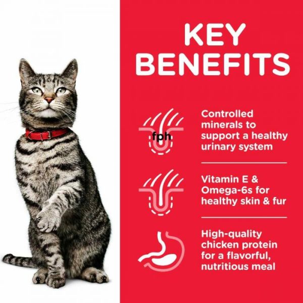 Hill's Science Plan Adult 1+ Urinary Health Dry Cat Food Chicken Flavor - Image 4