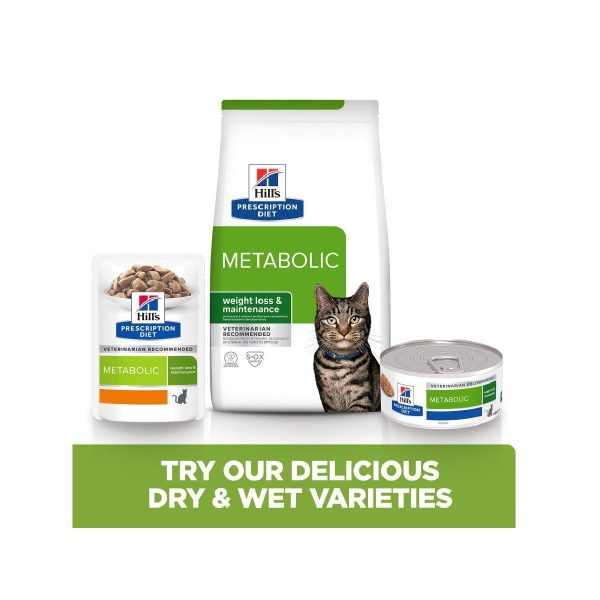 Hill's Prescription Diet Metabolic Weight Management Dry Cat Food with Tuna - Image 4