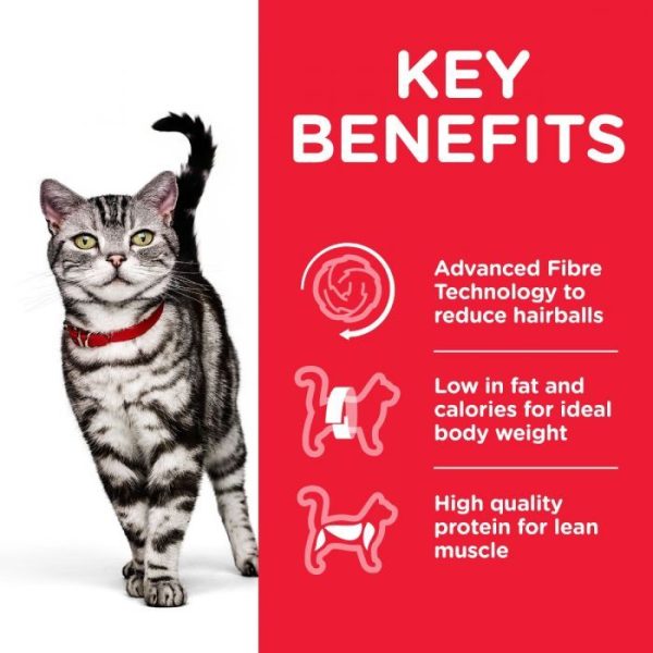 Hill's Science Plan Adult 1-6 Hairball Indoor Dry Cat Food Chicken Flavor - Image 3
